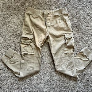Mens H&M khaki jogger pants -M